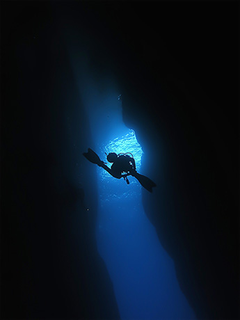 Diver in the Inland Sea, Gozo