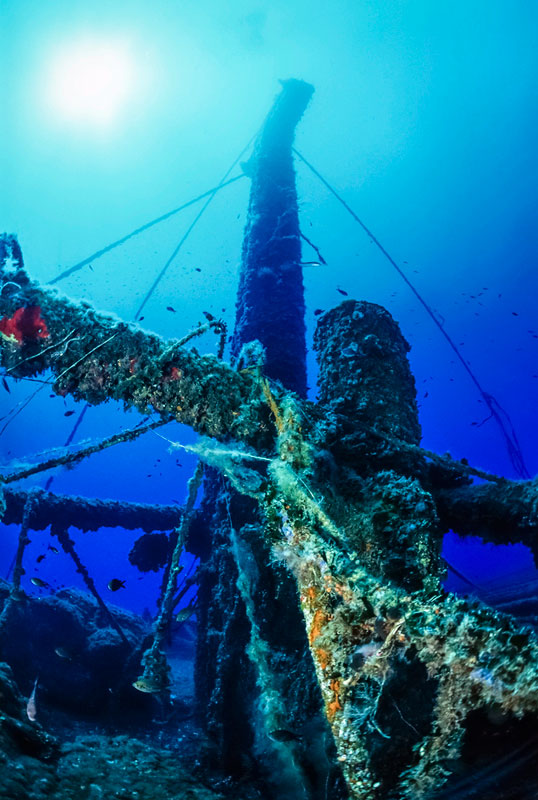 wreck at La Galite