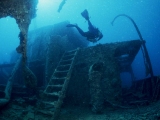 Diver on the Thistlegorm